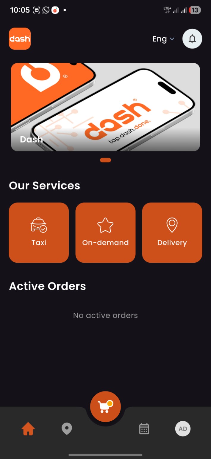 Dash customer app