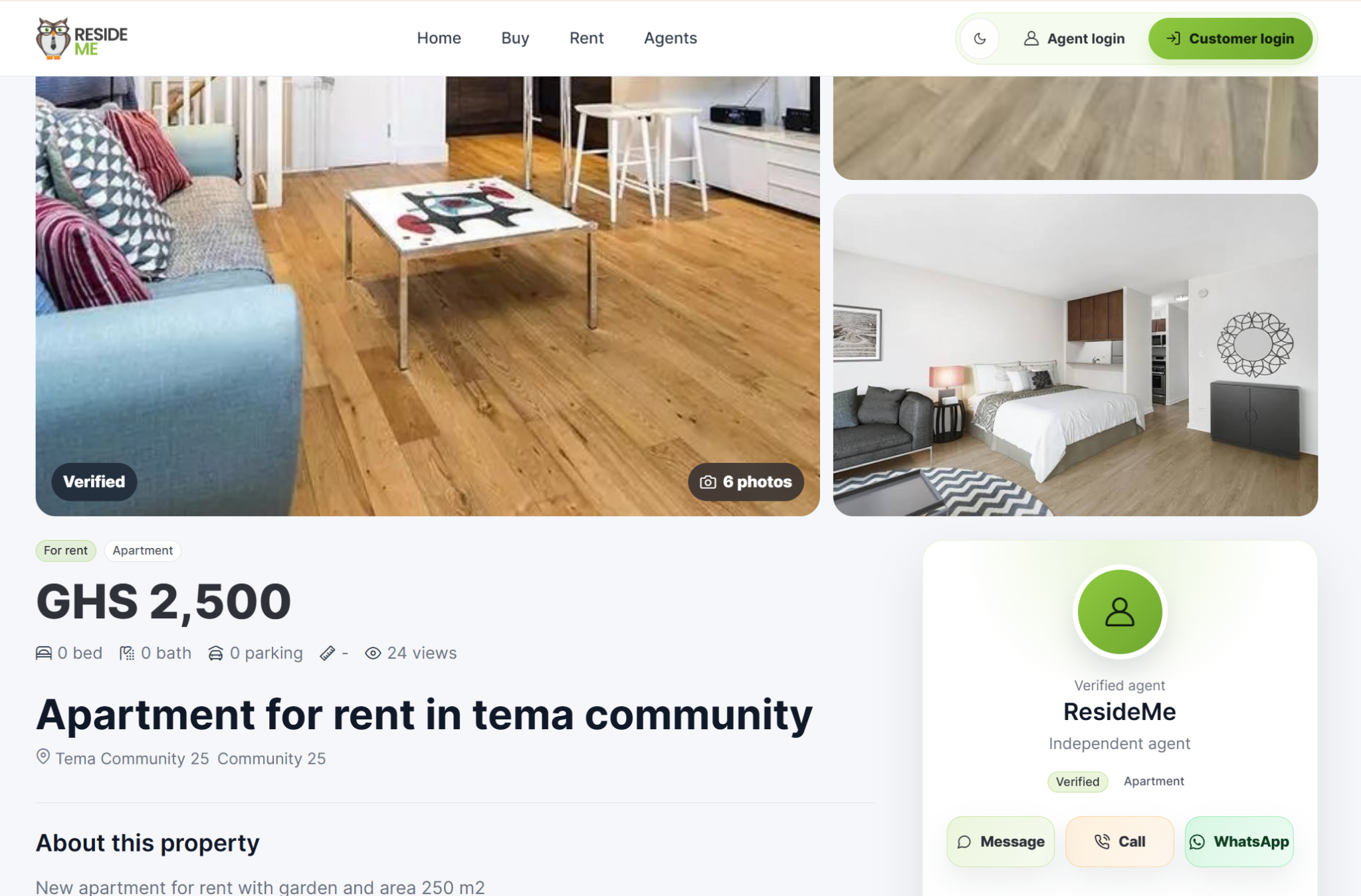 ResideMe details